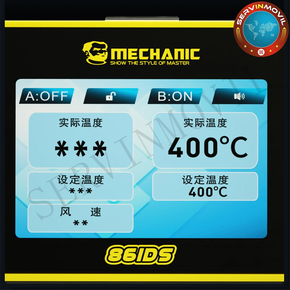 MECHANIC 861DS 2 in 1 Dual Function Welding Station Induction Dormant Wind Gun Electric Soldering Iron Rework Repair Station