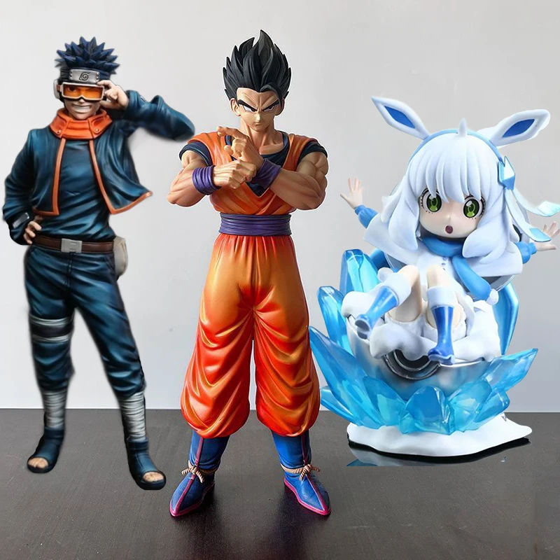

Аниме Dragon Ball Z Фигурка Mysterious Goku Фигурка Наруто Статуя Young Uchiha Obito Фигурки Модель ПВХ Аня Куклы Игрушки