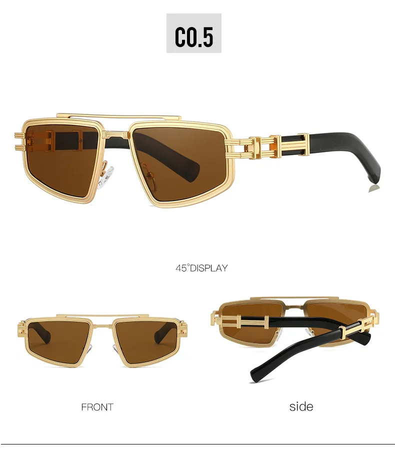 2026New Mann Frau Sonnenbrille Mode Vielseitig Trend Brillen Doppel Strahl Design Shades Outdoor Unisex UV400 Sunnies9626 – Detail 10