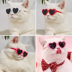 Cute Heart Pet Dog Cat Sunglasses Sun Flower Glasses for Puppy Kitty Pets Funny Eyewear Photos Props Pet Beauty Accessories