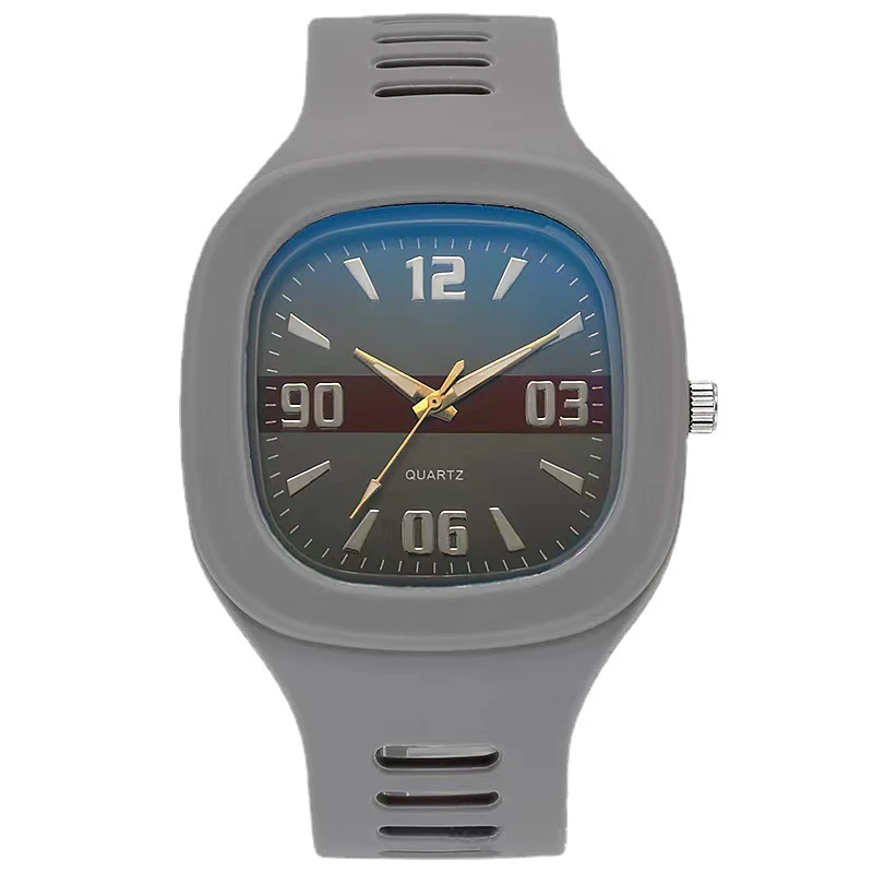 UTHAI-reloj deportivo CQ141 para hombre y mujer, cronógrafo deportivo juvenil, decoración, versión coreana, reloj de bloque de cuarzo a la moda