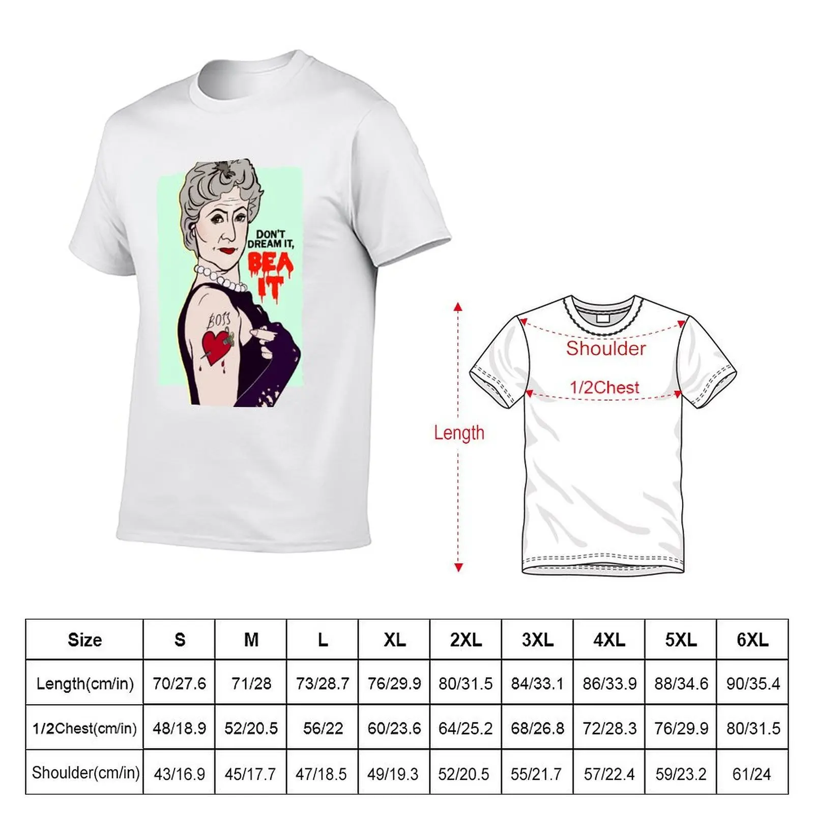 Don’t Dream It, Bea It T-Shirt man t shirt cotton high quality man t shirts for men T-Shirt