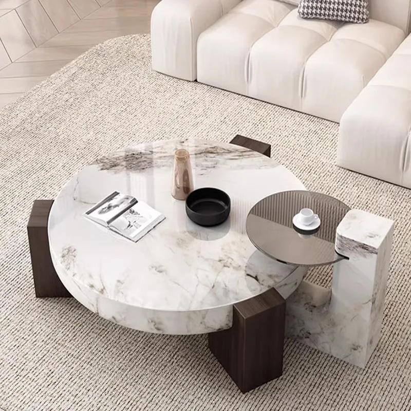 Modern High Coffee Table Industrial Unique Modules Corner Coffee Table Newclassic Space Saving Kaffee Tische Kitchen Furniture