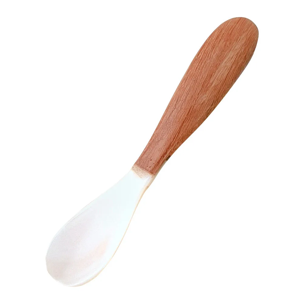 

Funny Ice Cream Spoons Shell Scoops Design Natural Wooden Exquisite Coffee Tableware