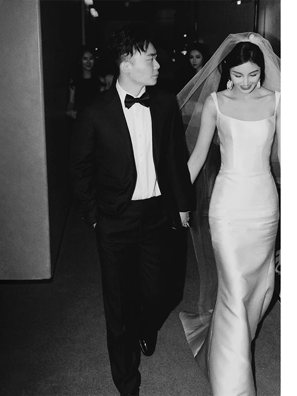 

Элегантное свадебное платье-халат из атласа белого цвета для выхода невесты, модное, с молнией, длинное, винно-красное, с длинной юбкой