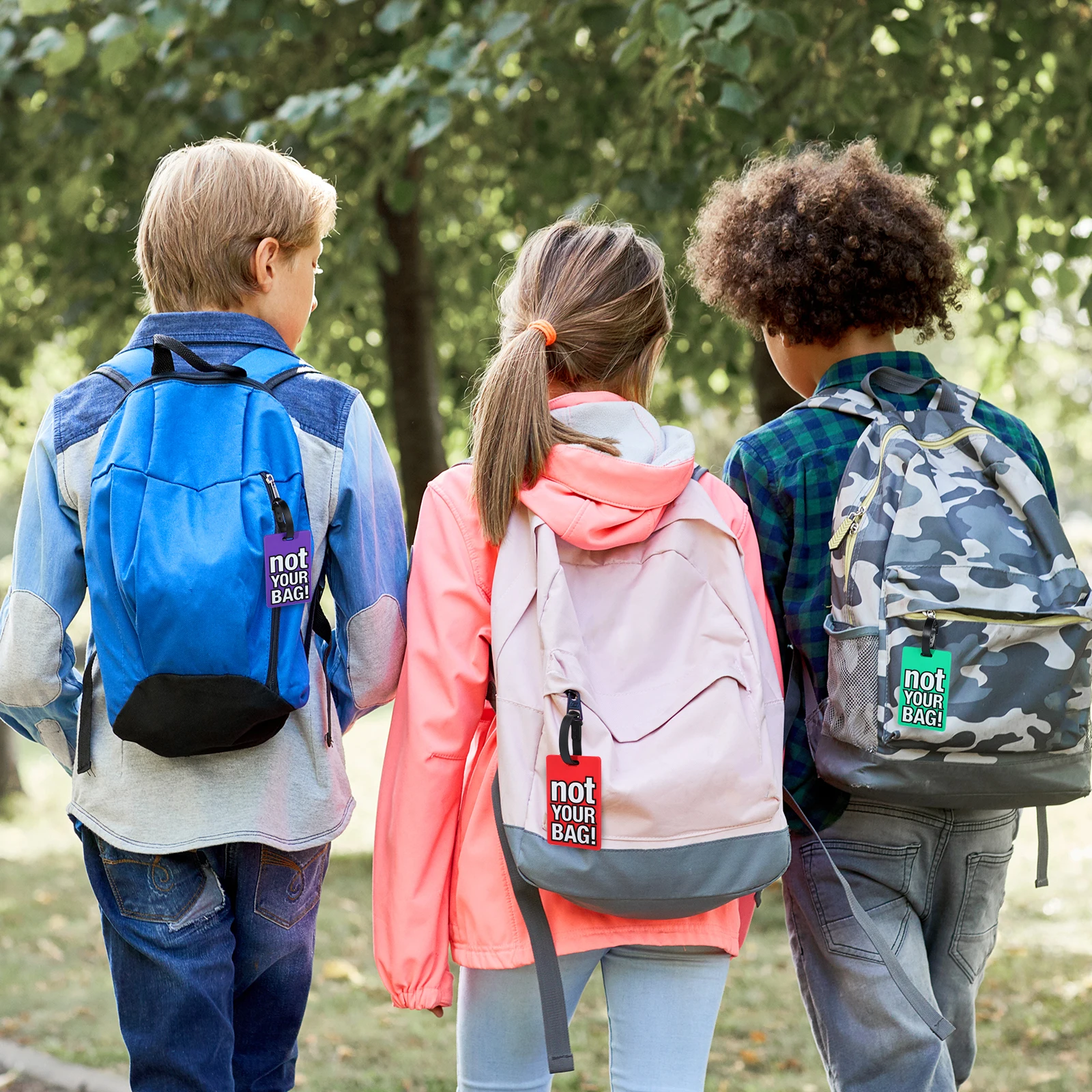 Creatieve Engelse Letters Pvc Zacht Rubber Bagagelabels Reisaccessoires Bagagelabels Koffers Rugzakken Hangende Tags