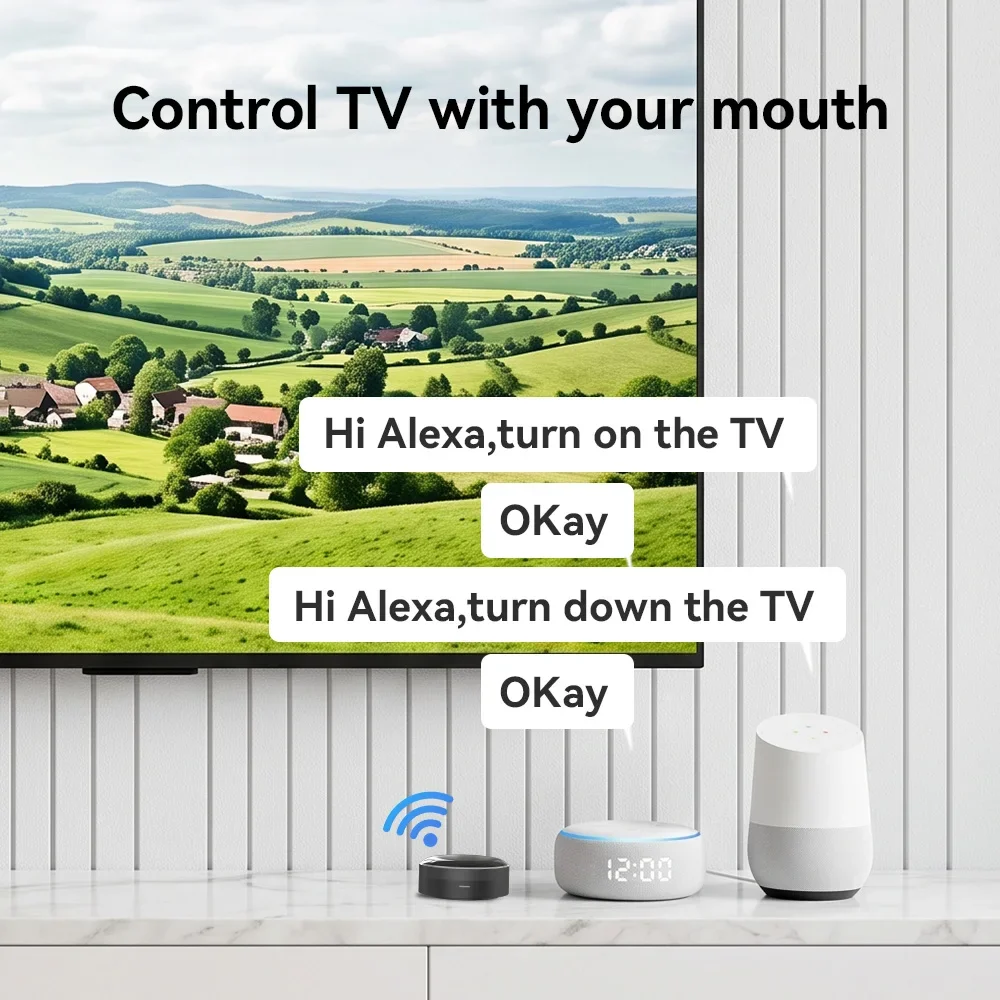 YFK WiFi Smart IR Blaster Universal Remote Control Infrared TV AC Fan Alexa Google Home Tuya Smart Life No Hub Required view 5