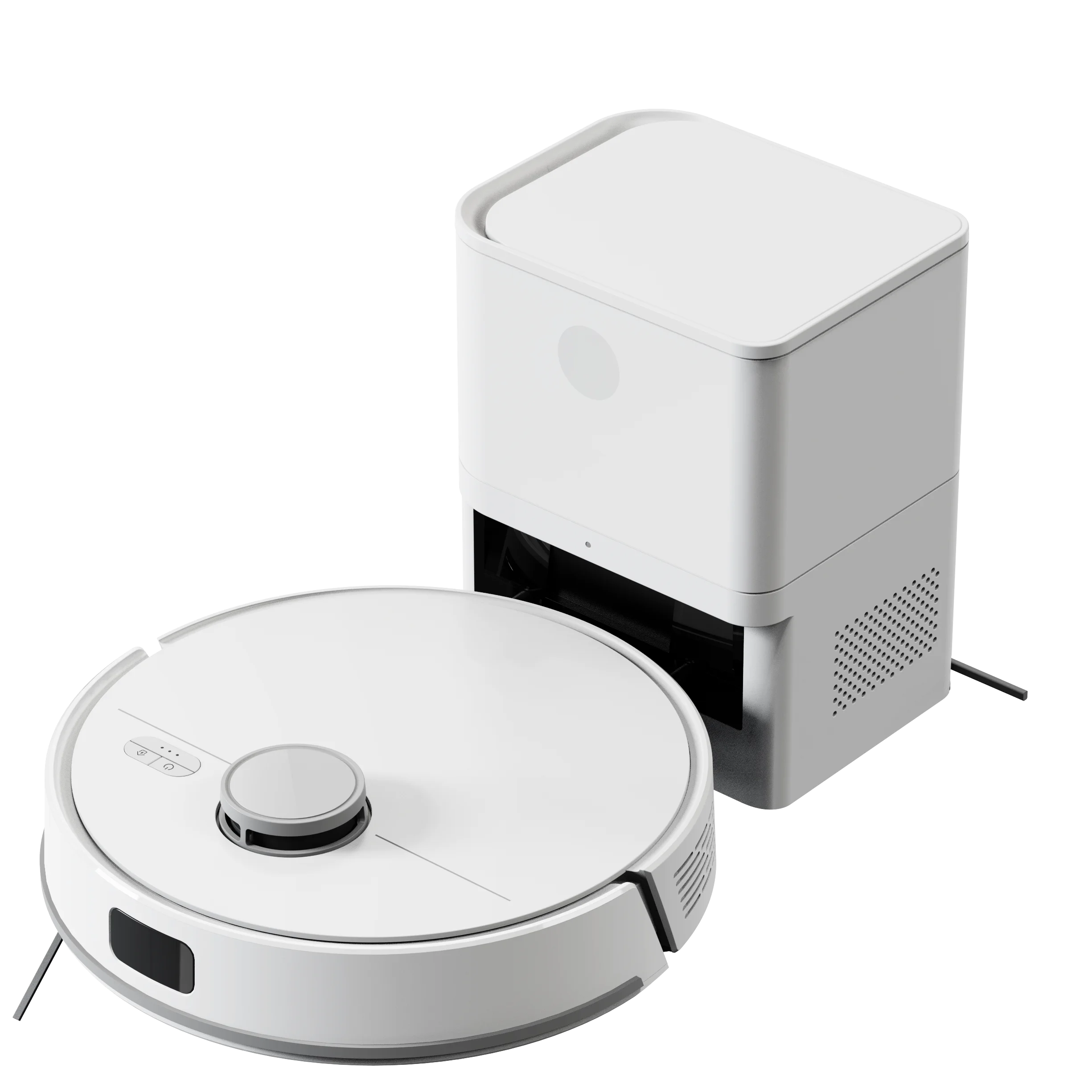 M70 Robot Vacuum Cleaner and Dust Collector Self-Dust White