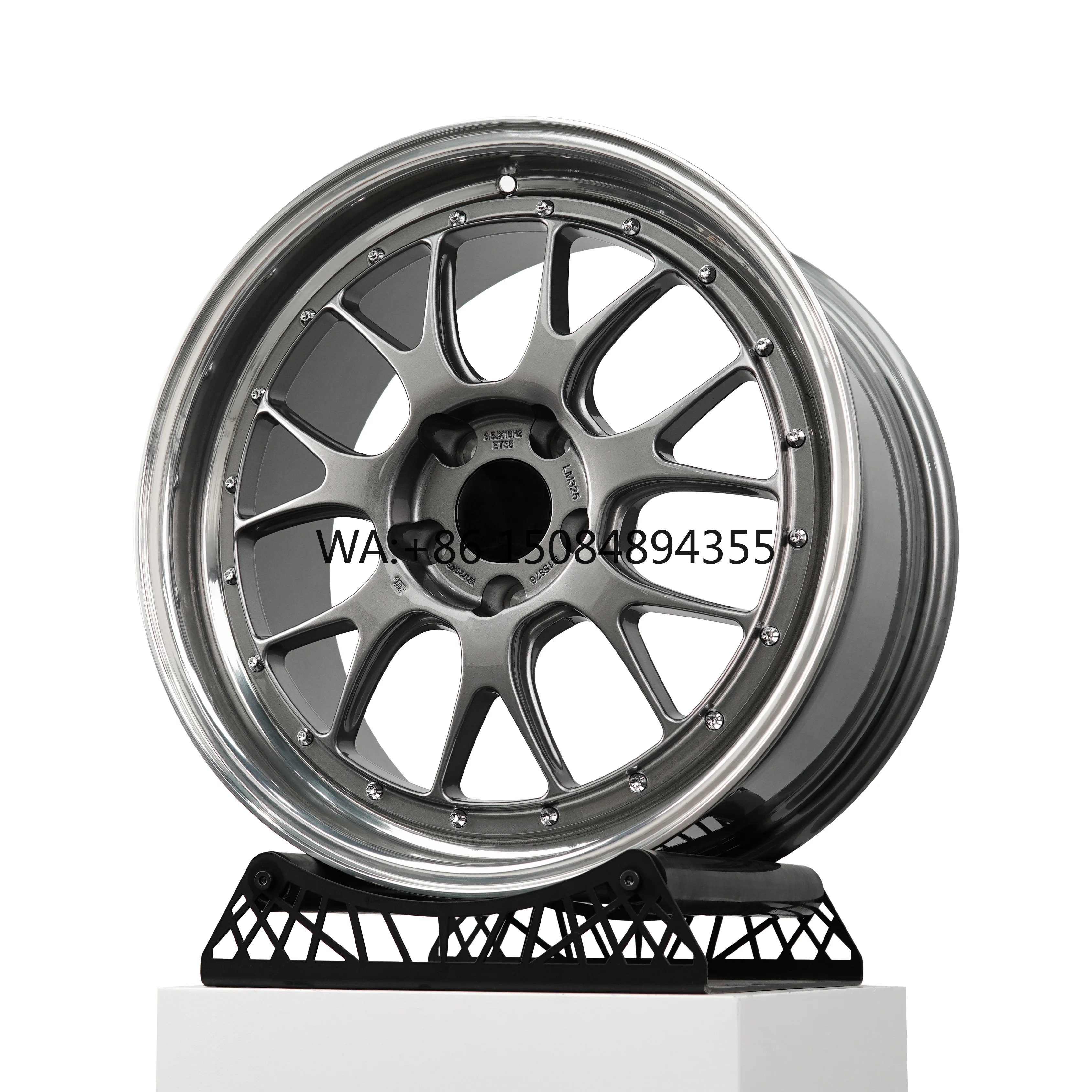 

Gun Grey Forged Deep Dish Alloy Wheels 17-22 Inch Multi PCD Monoblock Rims for Passenger Vehicles