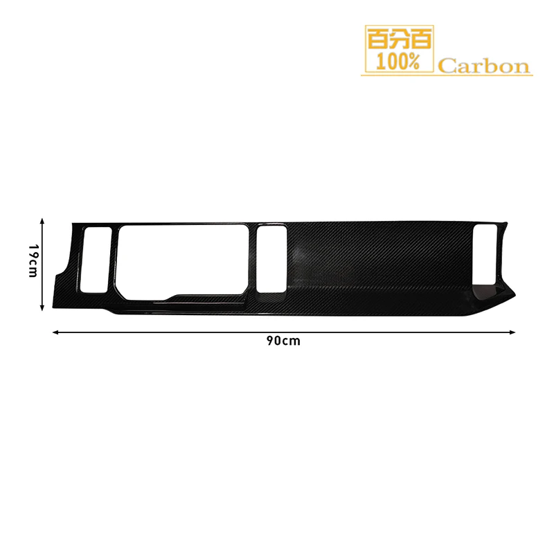 Real Carbon Fiber Interior  Driver Side Dashboard Cover Dash Kit for Ford Bronco 2021+ Interior