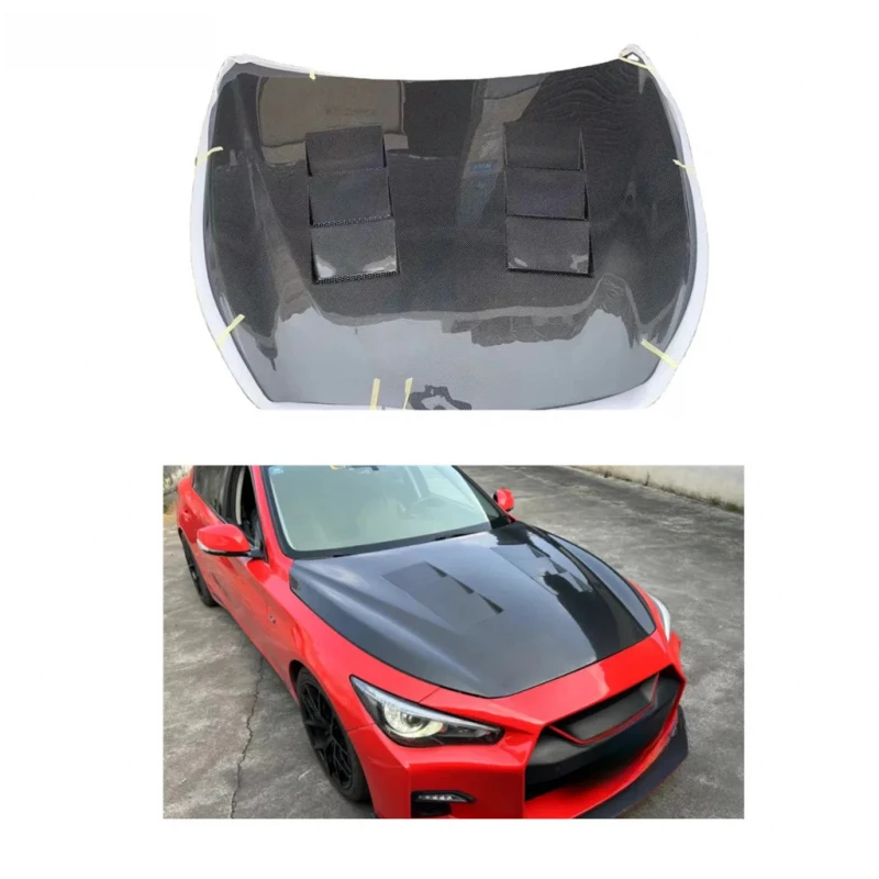 

Lightweight Carbon Fiber Hood, Vent Style, 2014-2022 Front Bonnet OEM-Style