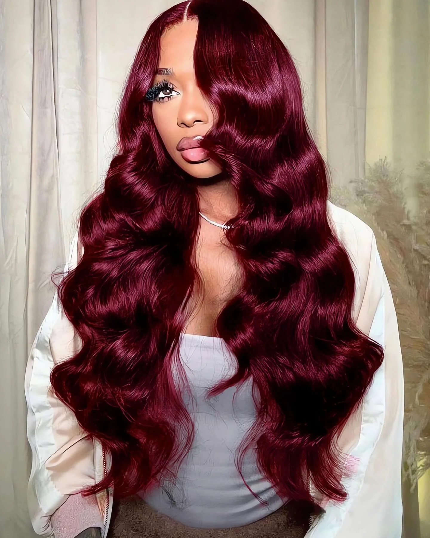 Pelucas frontales de encaje 99J 13 × 4, cabello humano transparente, onda corporal, 200 de densidad