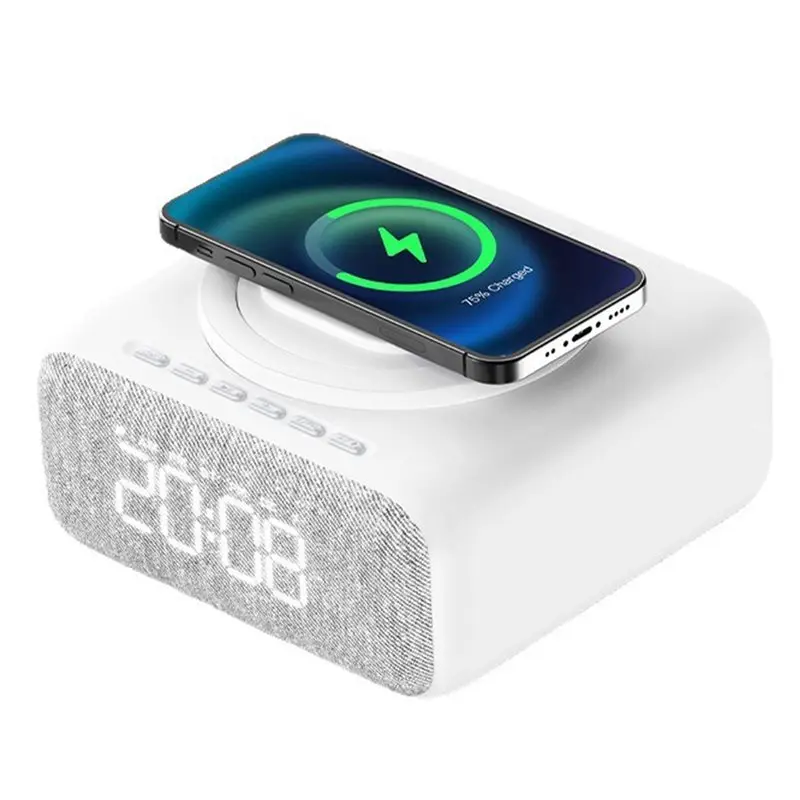 

2025 Trend Wireless Bluetooth Speaker Multifunctional Wireless Charging Swan Night Light Bluetooth Speaker Desktop Wake Up Light