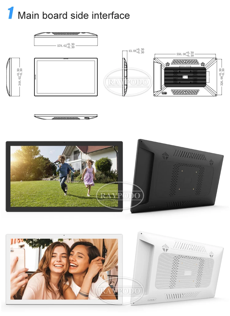 Tablet Raypodo-Mount, 24 ", Android 8.1, RK3399