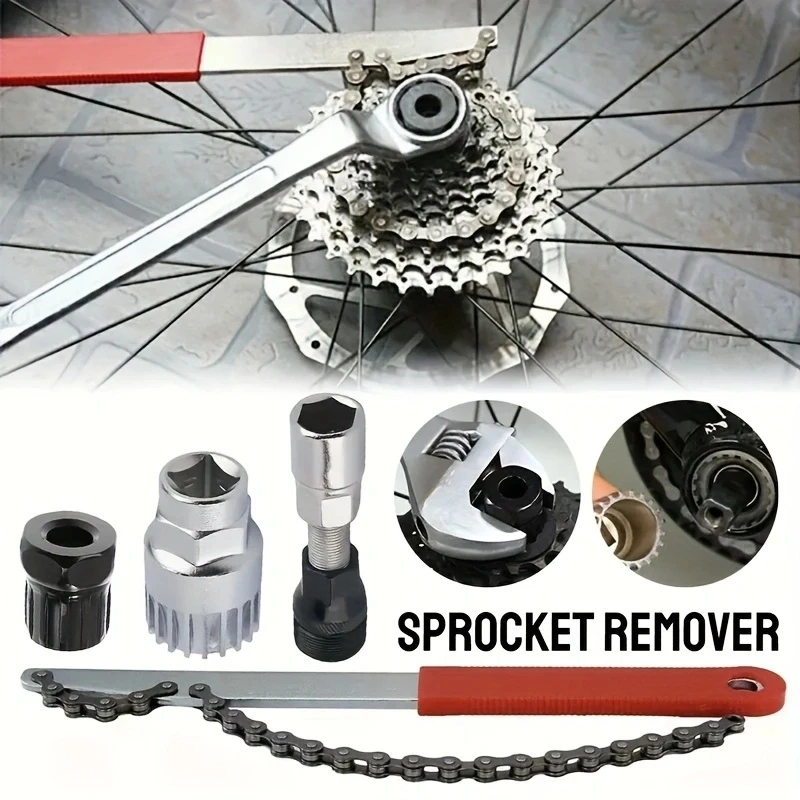 Chave especial de desmontagem de volante tipo cartão de mountain bike, chave de corrente de desmontagem de volante tipo cartão, trabalhador de reparo de bicicleta