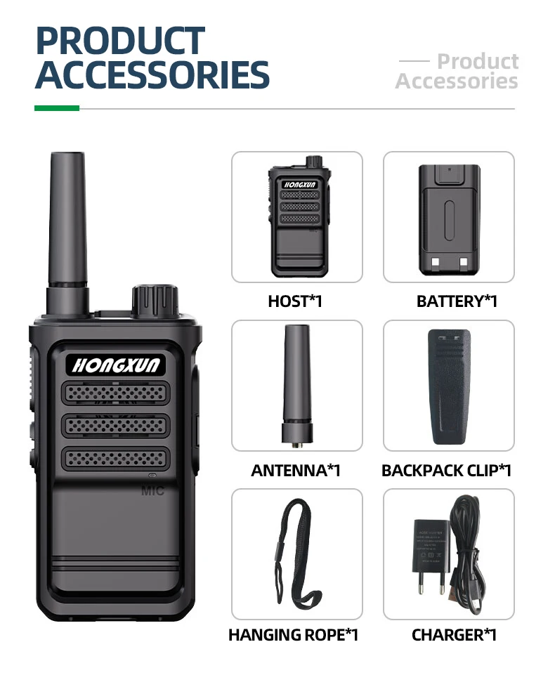 HX-368 UHF 핸드헬드 3W 5W DMR 무선 송수신기 미니 양방향 무전기 방폭 기능 호텔 통신 도매