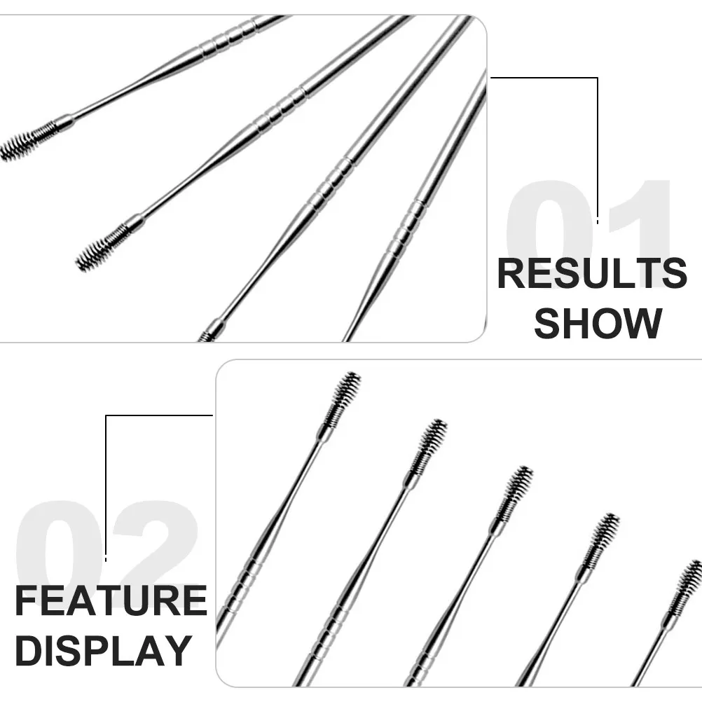 4Pcs Ear Wax Removal Tools Creative Design Ear Spoon Non- for Ears Polished Surface Removal Tool Clean Tool