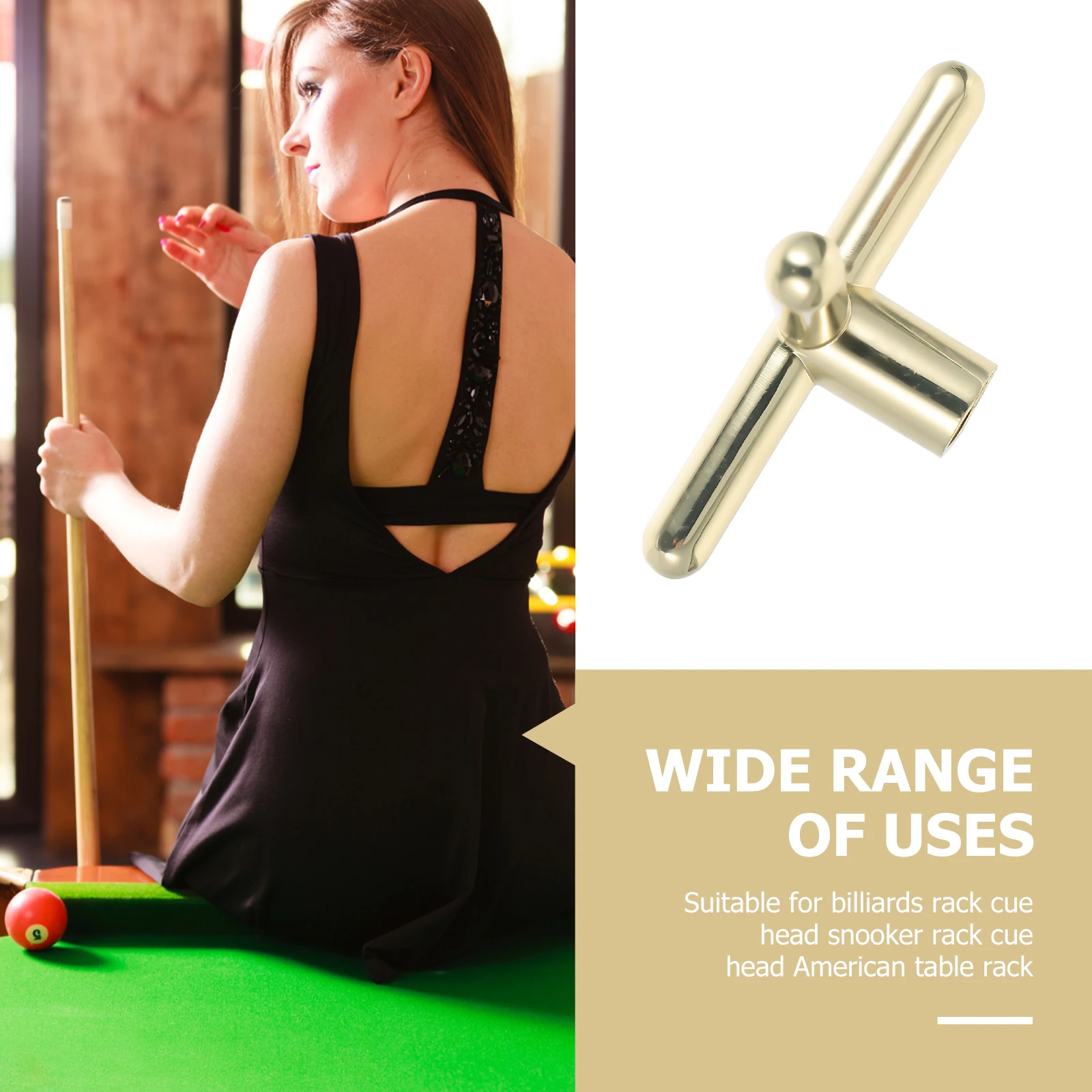 

s Billiards Cue Stick Bridge Head Aluminum Pool Cue Holder Snooker Rack Lightweight Portable Fits Case Pocket Customizable