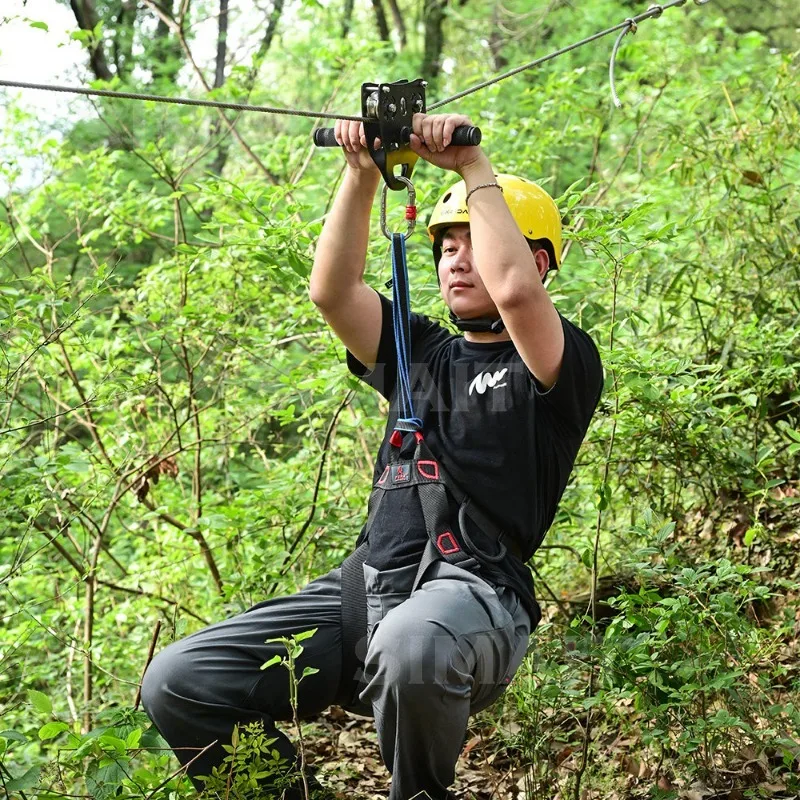 Zipline Pulley Equipment, Outdoor Aerial Cableway Sliding Spreader