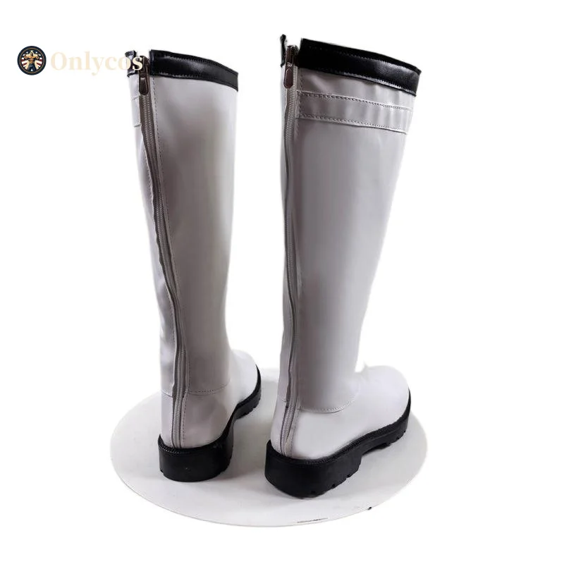 رائعة أربعة امرأة غير مرئية تأثيري أحذية هالوين كرنفال الأحذية بو أحذية من الجلد تأثيري الدعامة Onlycos