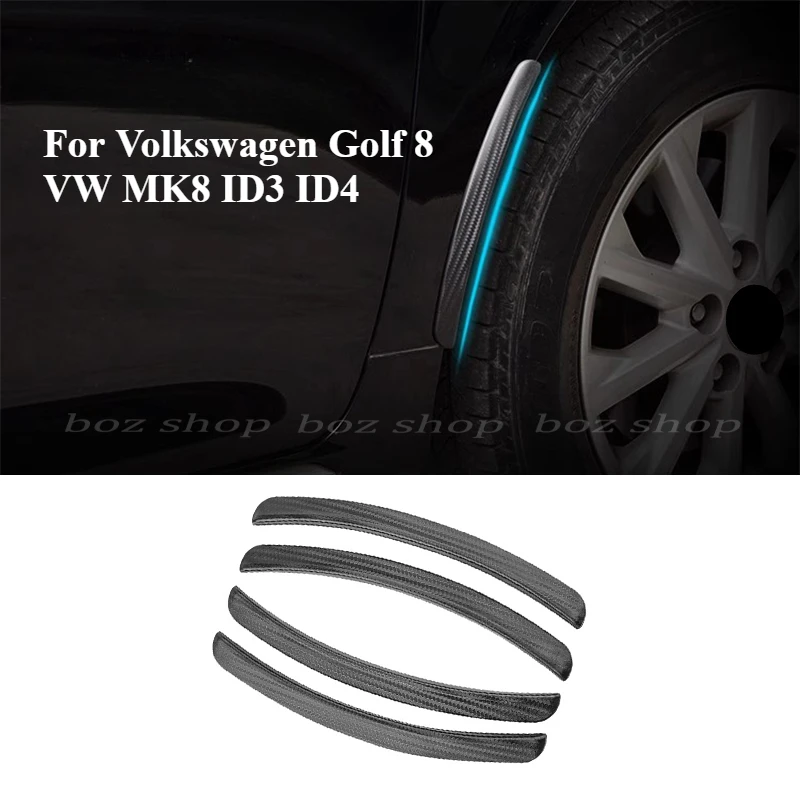 For Volkswagen Golf 8 VW MK8 ID3 ID4 Automotive Wheel Eyebrow Anti-scratch Fender Anti-collision Rubber Strip Modified