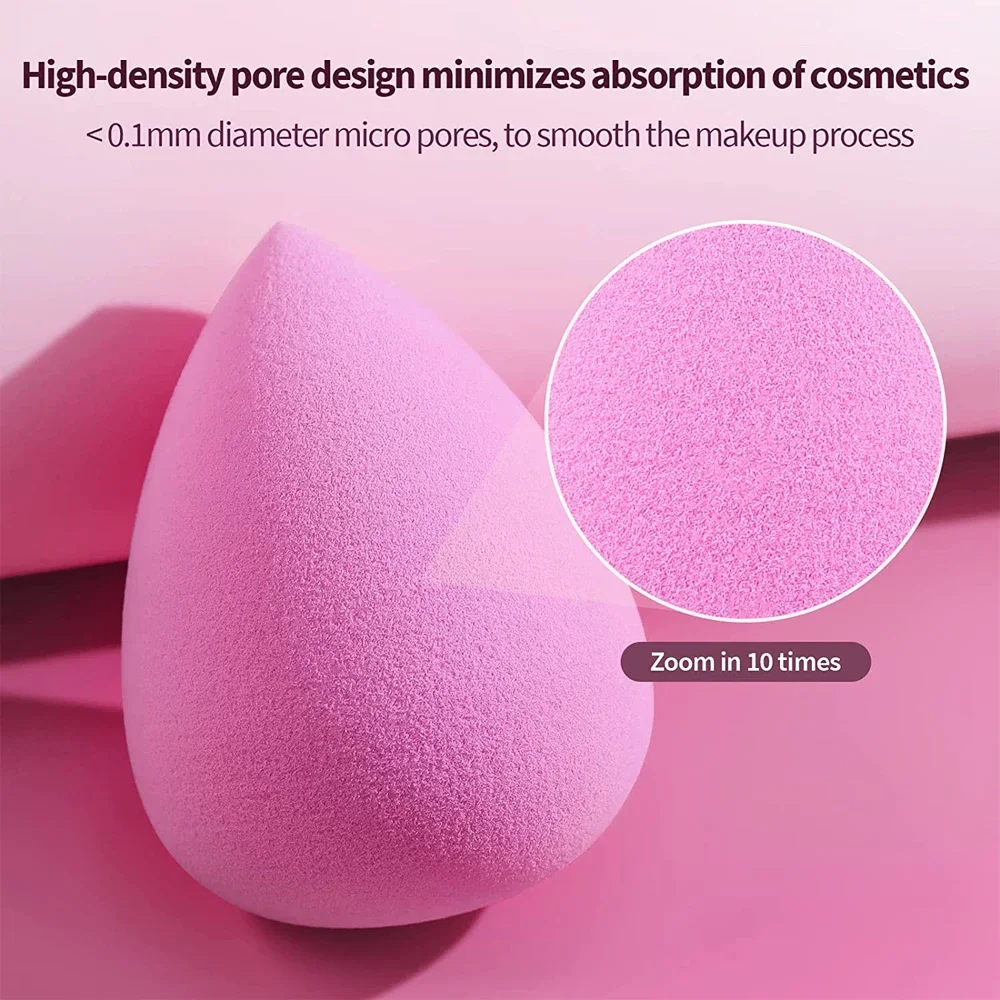 6pcs Mini Makeup Sponge Powder Puff Beauty Sponge for Makeup Concealer Liquid Foundation Face Cosmetic Puff Make Up Sponge Tool