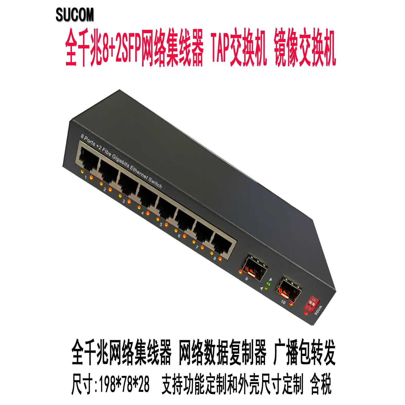 10g25g-gigabit-hundred-gigabit-hub-hubble-network-hub-mirror-tap-switch