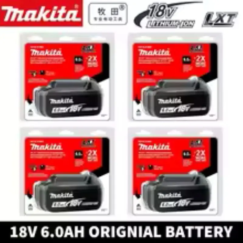 💥100% Genuine 18V Makita 6Ah Makita Battery BL1840 BL1830B BL1850B BL1850 BL1860 BL1815 Replacement Lithium Battery