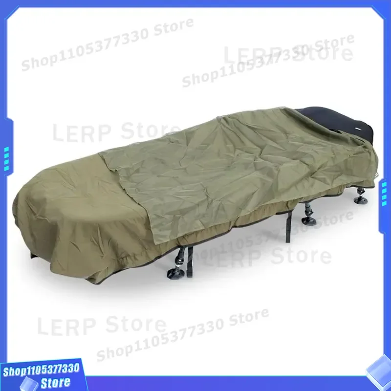 Windproof Quilted Bed Chair Cover 210x90cm Hollow Fiber Filled 240T Pongee Tear Resistant W R Carp Fishing Gear Protection