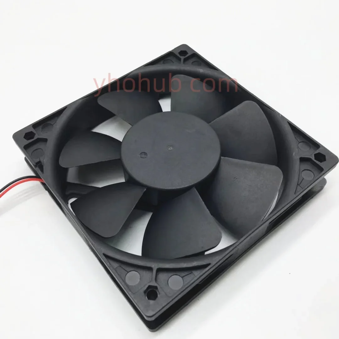 PELKO R1225H12SPLP1 DC 12V 0.44A 120x120x25mm 2-Wire Server Square Fan