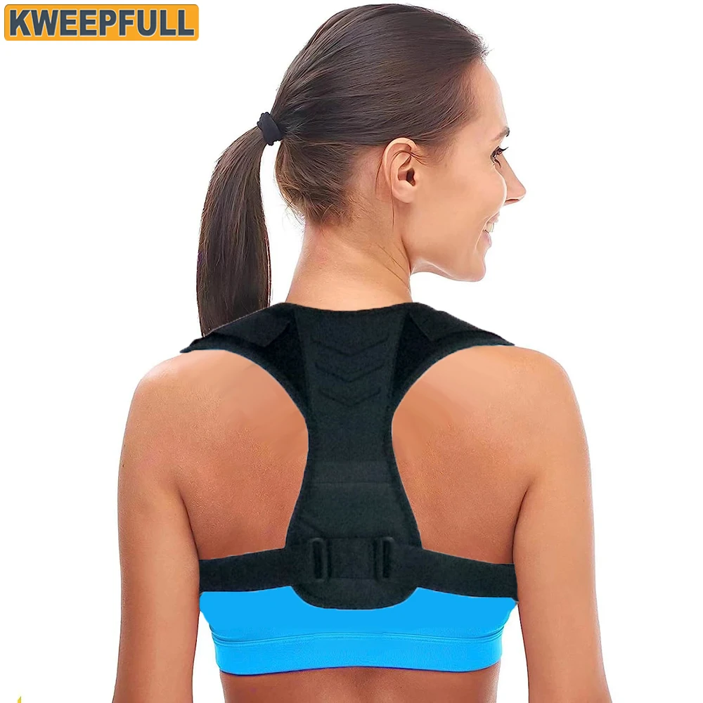 Posture Corrector for Women and Men, Back Brace Fully Adjustable & Comfy, Support Straightener for Spine, Back, Neck, Clavicle