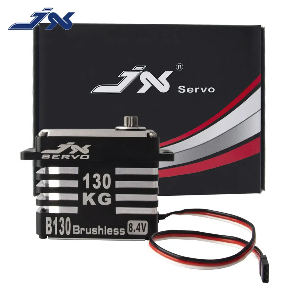 JX B130 130KG 180 Degress Torque Digital Brushless Servo Full CNC Metal Gear High Performance for RC Car Robot Drone Robot