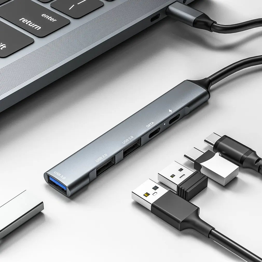 USB-концентратор 5 в 1, USB Type-C, USB 2024