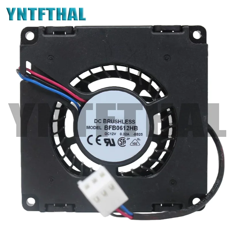 

6 см 6015 DC12V 0,32 А BFB0612HB 60*60*15 мм 3 линии новый