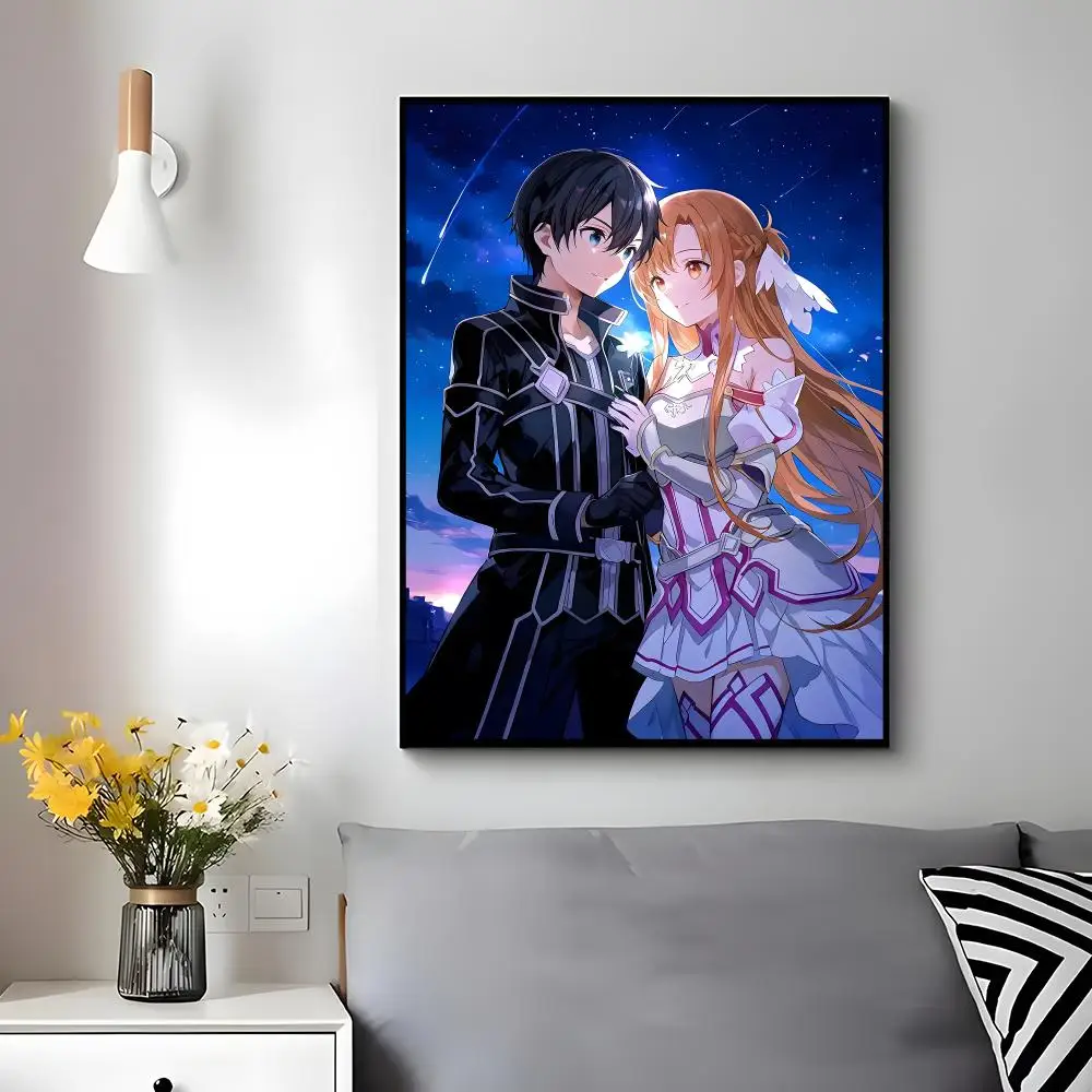 Fantasy anime Sword Art Online Poster Wall Ornament Home Decor Young Decor Fans