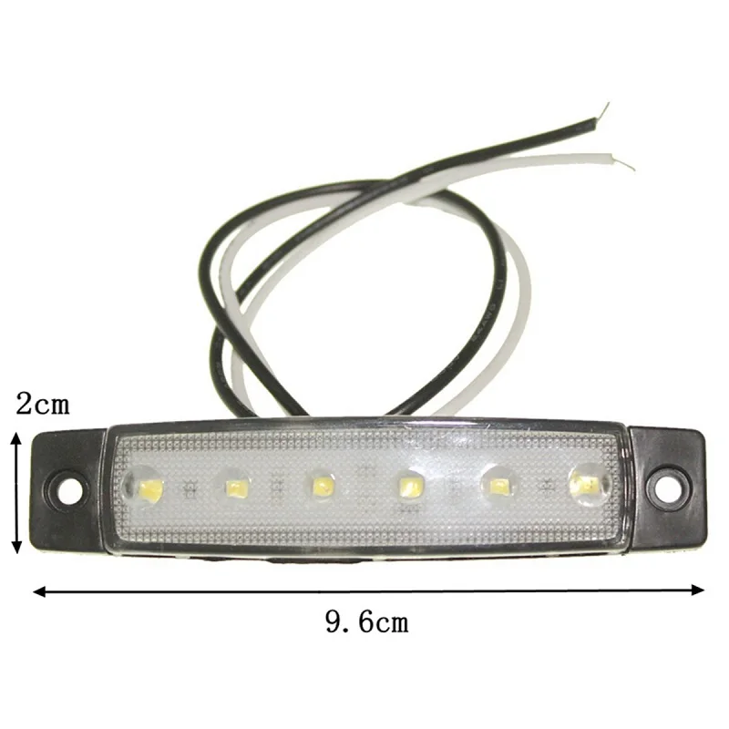 1Pcs Truck Trailer Side Marker Indicators clearance light Car Brake Rear Warning Tail Light LED 12V 24V Warning signal lamp