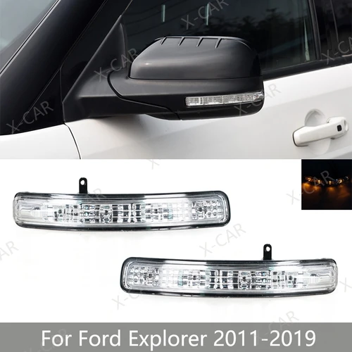 Imagen 1 del producto Para Ford Explorer 2011-2019 puerta retrovisor exterior espejo lateral luz intermitente lámpara indicadora BB5Z-13B374-A BB5Z-13B375-A