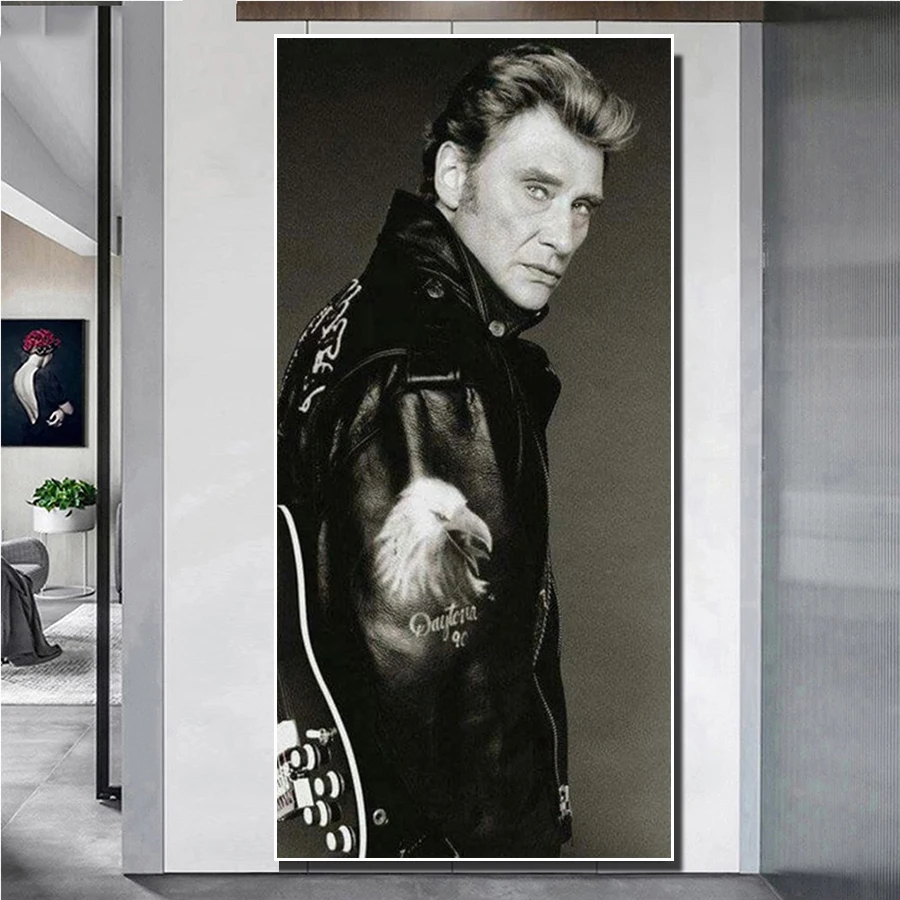 Johnny Hallyday Portrait DIY 5D Diamond Painting Cross Stitch Kit Full Drill Diamond Embroidery Mosaic Animal Eagle Home Decor