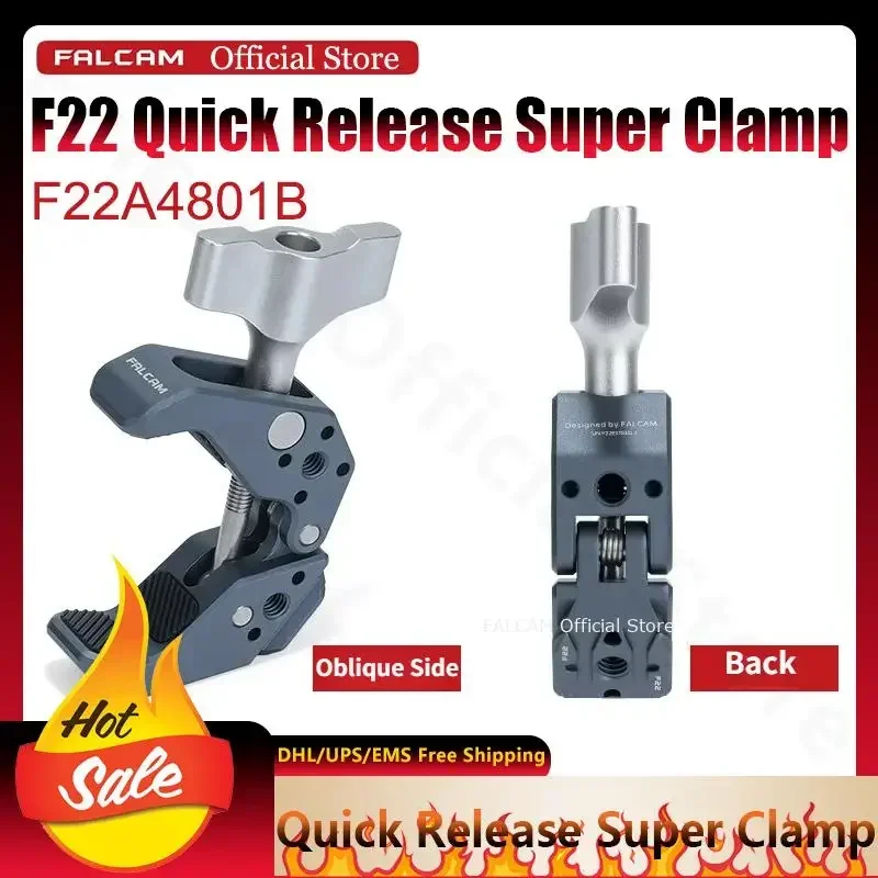 

Falcam F22 Quick Release Super Clamp Camera Universal C-Type Fixed Clamp Magic Arm Bracket Gimbal Expansion Accessories