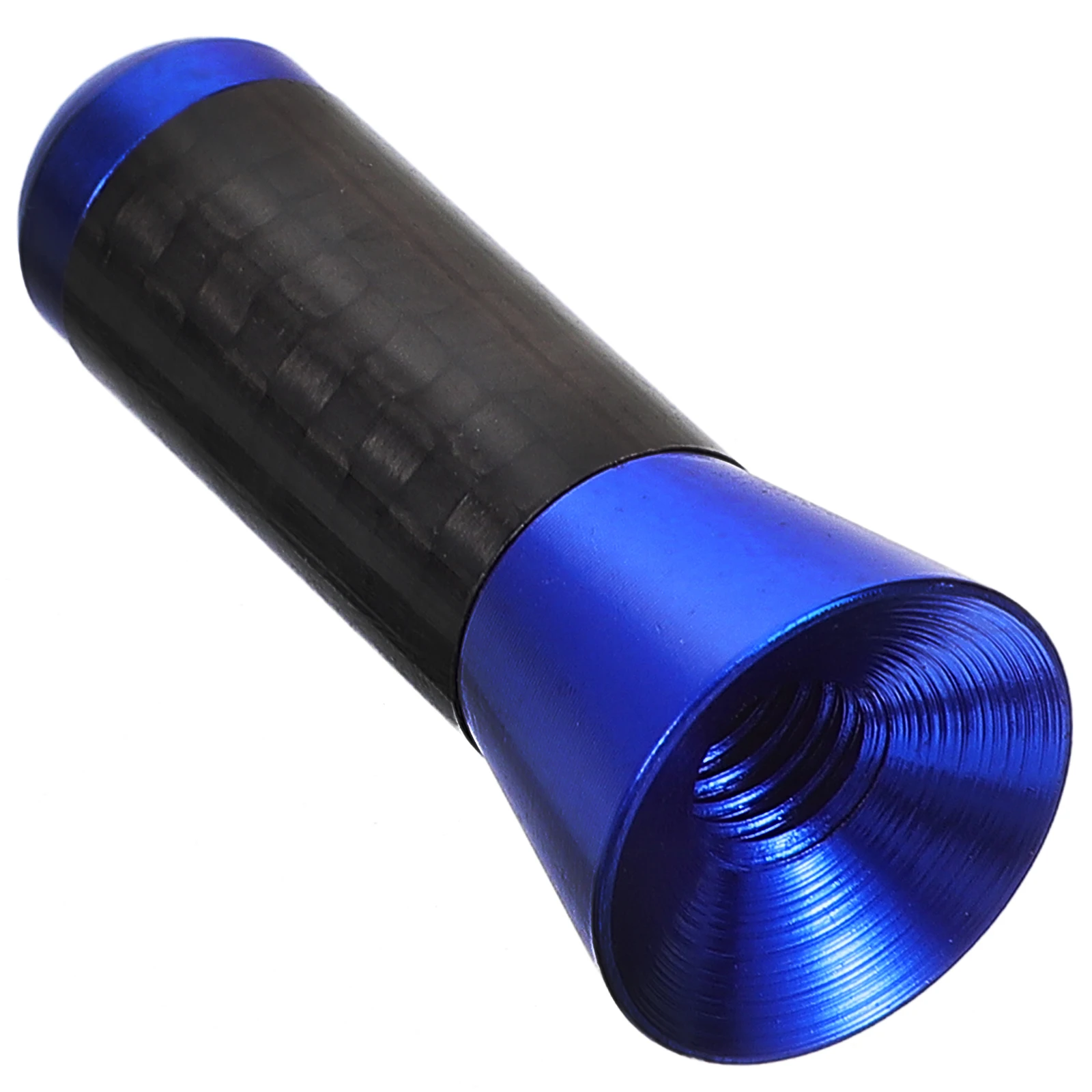 

Carbon Fiber Car Antenna Blue Short Aluminum Alloy Signal Receiver Roof Mount SUV Radio Stylish Weatherproof Easy Install