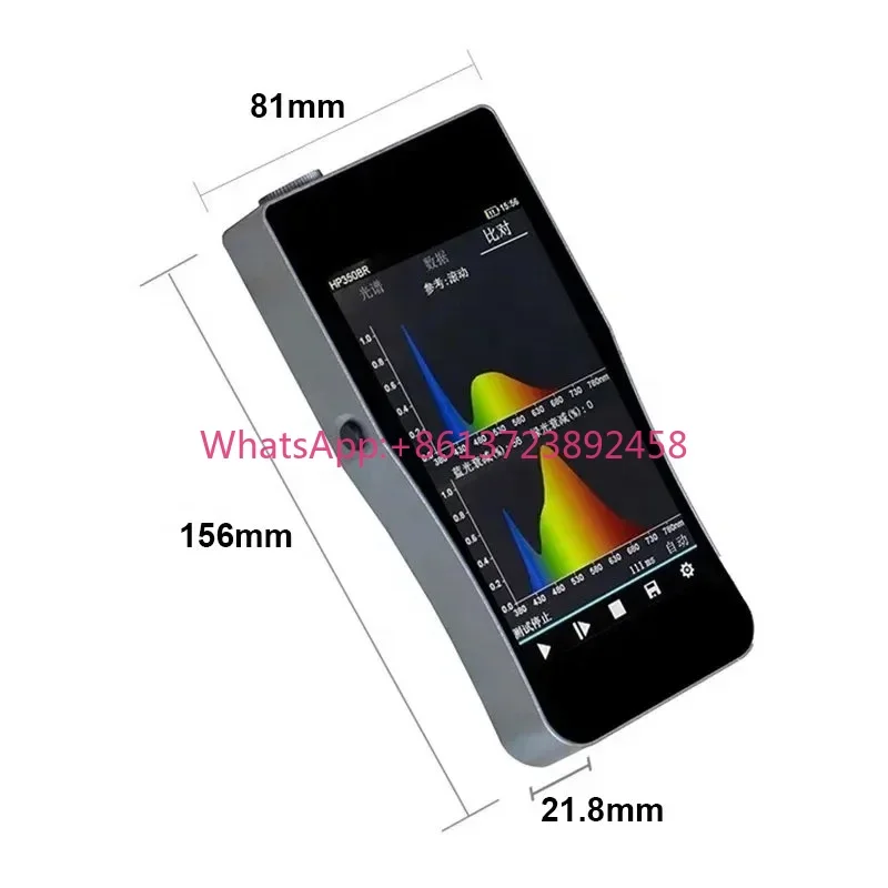 HP350B Handheld Blue Light Spectroscopic Spectrometer Test Optical Instrument for Retinal Blue Light Hazard Testing Lamp factory