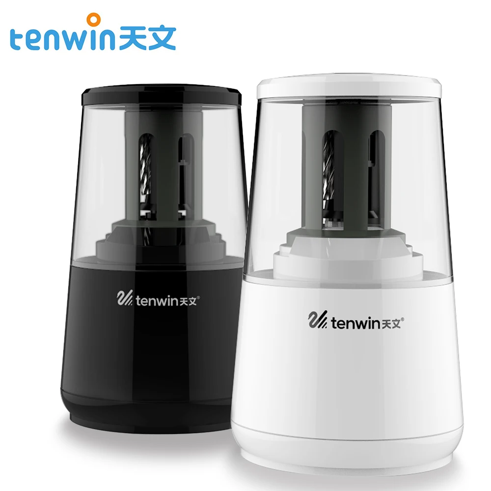 

Tenwin Electric Pencil Sharpener for 6-8mm Colored Pen Fast Sharpen Blade School Office Supply Student Stationery Boy Girl Gift