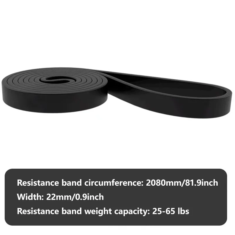 Neues 1-teiliges robustes Latex-Widerstandsband, elastisches Übungsband für Krafttraining, Hilfsband für Klimmzüge, Fitnessgerät zur Stärkung der Muskulatur