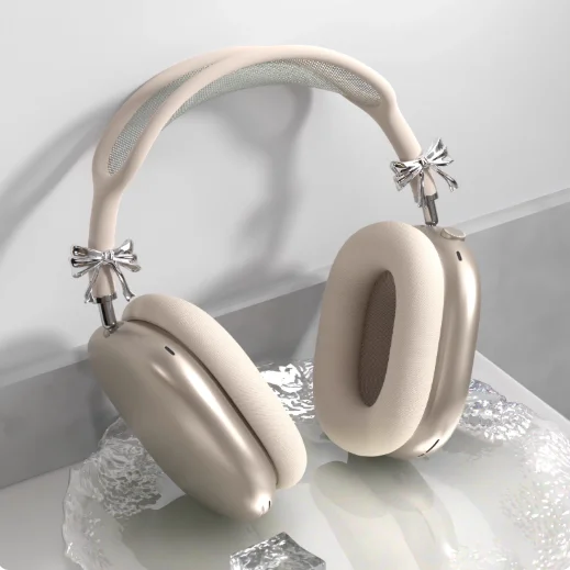 voor Airpods Max Case Y2k hoofdtelefoonhoes op maat zilveren wervelkolom hoofdtelefoonaccessoire voor Airpods Max Replica oortelefoondecoratie cadeau