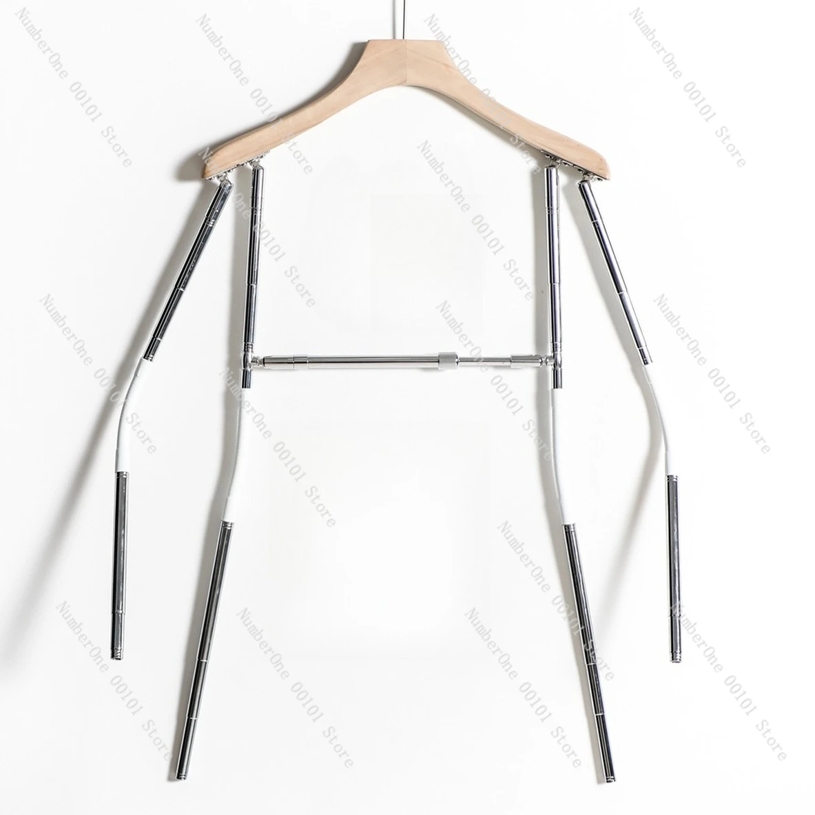 

Clothing hanging invisible hangers, clothing photography props, telescopic hangers