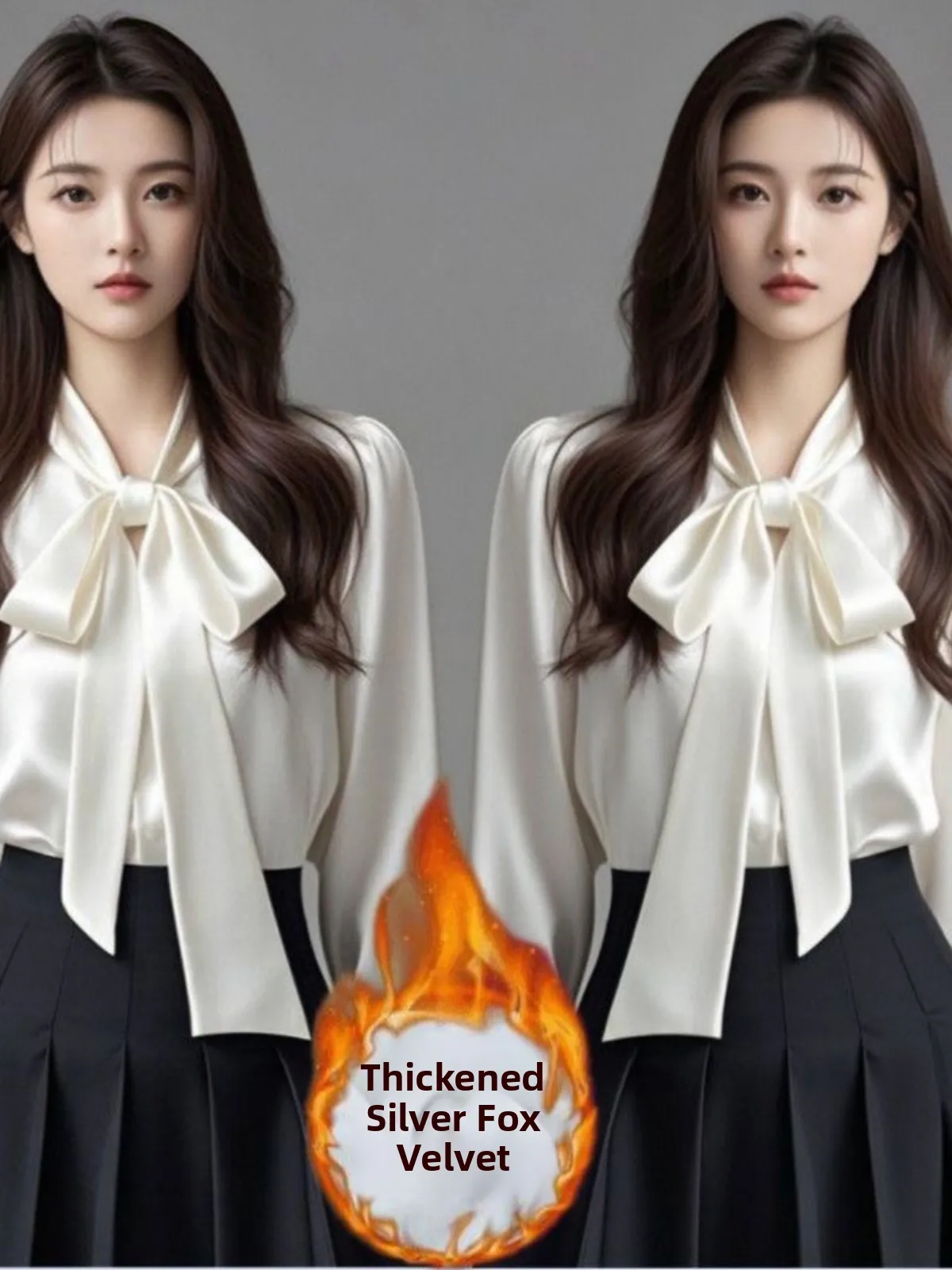 

Элегантная женская офисная блузка с длинным рукавом и бантом, новая модель весна-осень, с драпировкой и лентой, белая рубашка