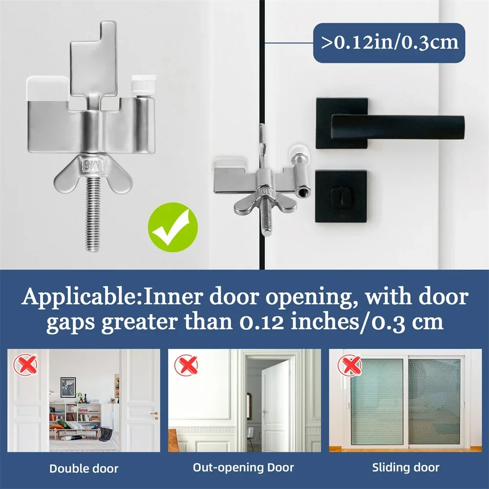 قفل إنذار إيقاف الباب يعيش وحده للدفاع عن النفس، توقف الباب أثناء السفر، سدادة باب مضادة للسرقة، قفل باب مقاوم للأطفال، قفل أمان للمنزل