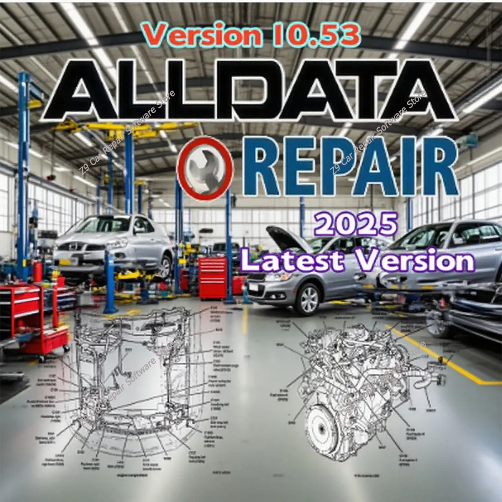 

2025 Alldata 10.53 Auto Repair Software Comprehensive Car Data with Wiring Diagrams for Diagnostic And Maintenance Needs