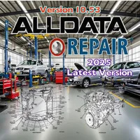 Software de Reparación de Automóviles Alldata 10.53 2025, Datos Completos de Automóviles con Diagramas de Cableado para Necesidades de Diagnóstico y Mantenimiento