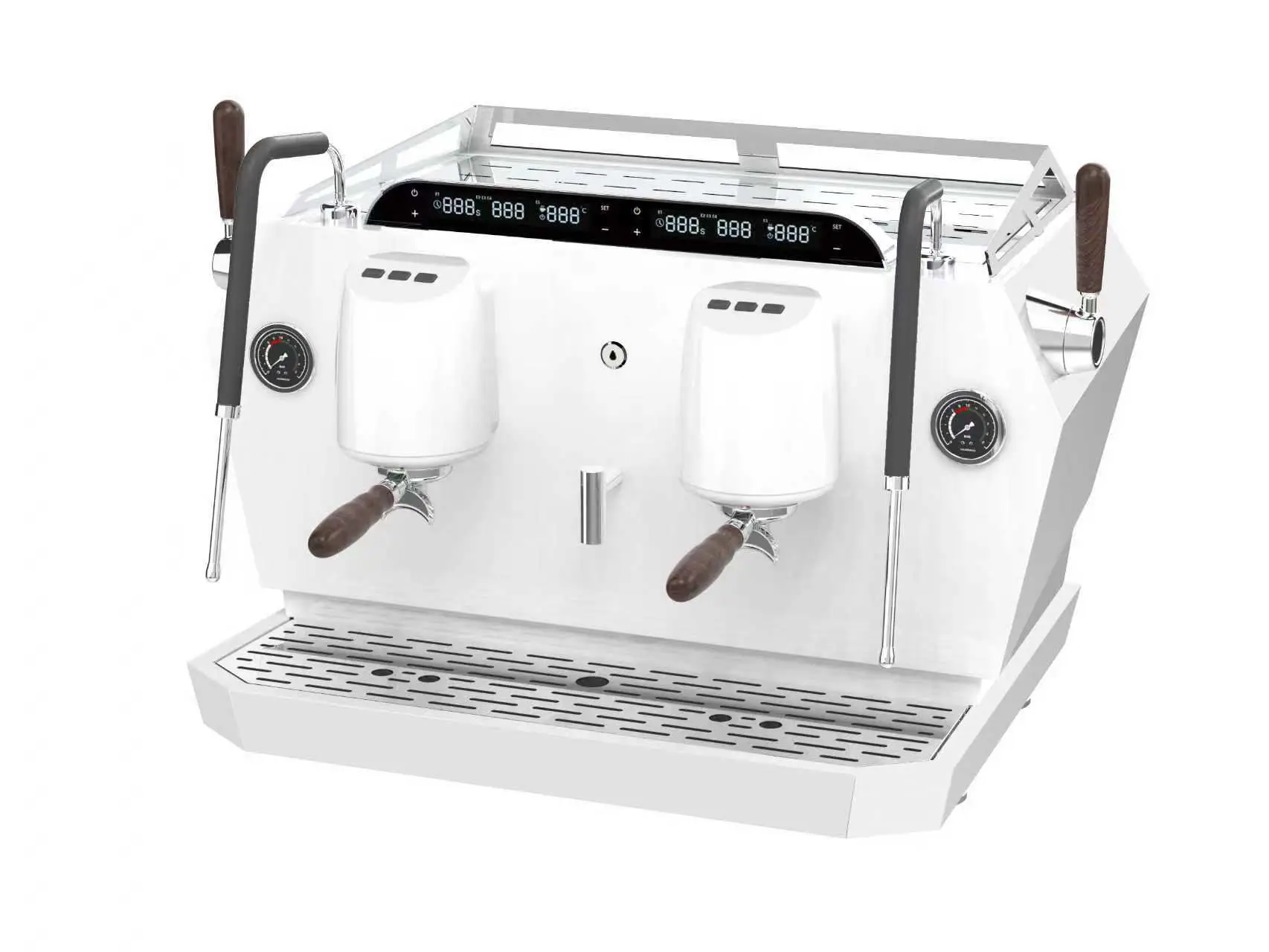 Professional Semi-automatic Electric Stainless Steel Rotary Pump Commercial Hotel Espresso Coffee Machine Supplied In China